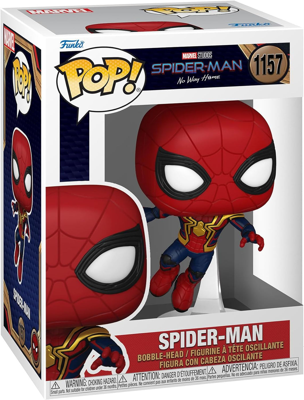 POP Marvel: Spider-man: No Way Home S3- Leaping SM1