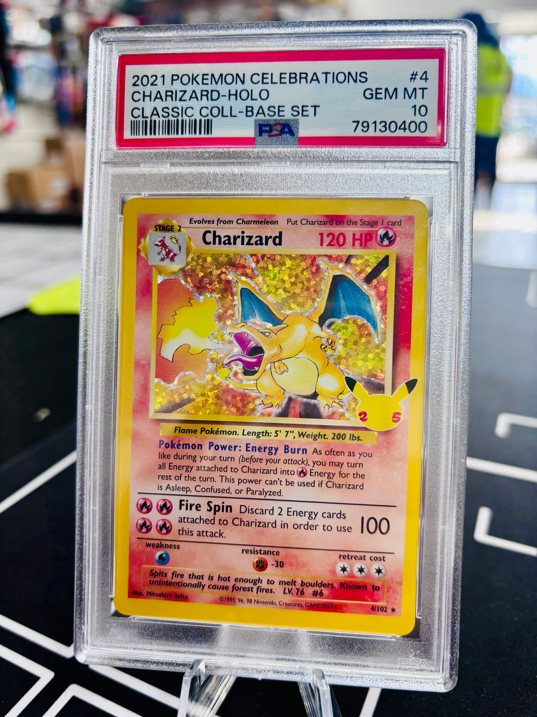 Charizard Holo PSA 10 - Celebrations - 4/102