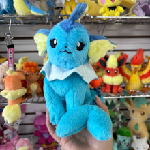 Load image into Gallery viewer, Takara Tomy Kutakutatatta! Small Vaporeon Plush
