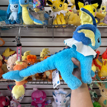 Load image into Gallery viewer, Takara Tomy Kutakutatatta! Small Vaporeon Plush
