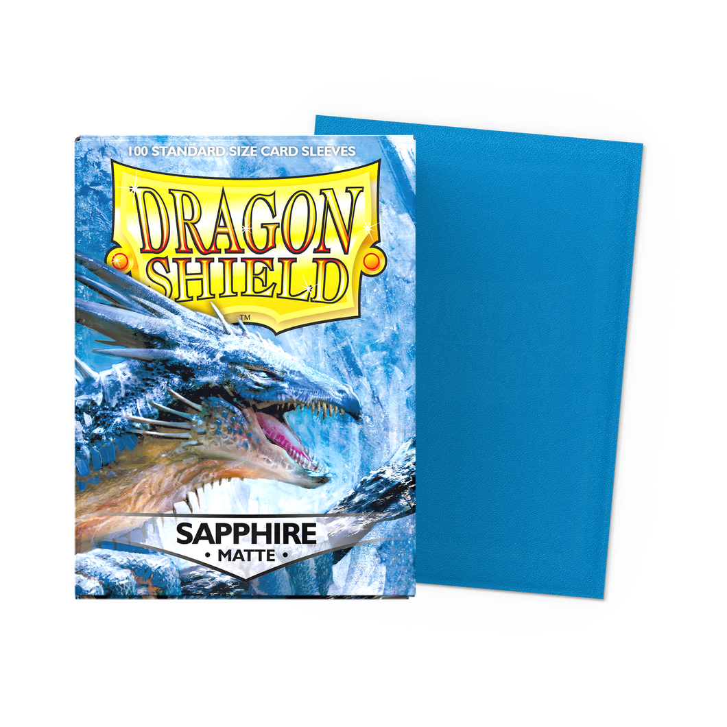 Dragon Shield - Sapphire Matte Sleeves  (100 Count)