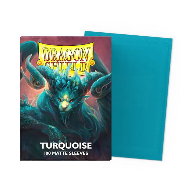 Dragon Shield - Turquoise Matte Sleeves (100 Count)