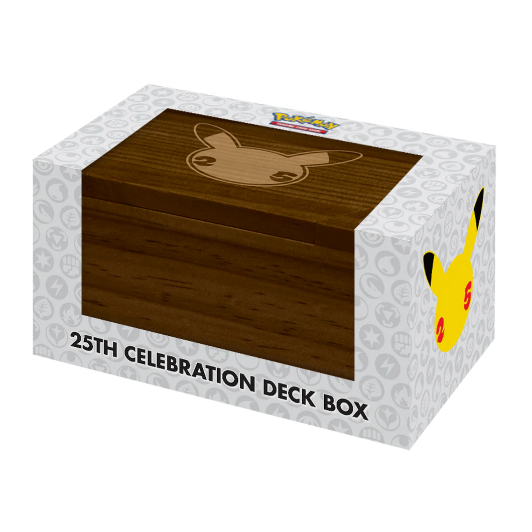 Ultra-Pro: Pokemon 25th Celebration Wooden Deck Box