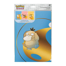 Load image into Gallery viewer, Pokémon Tournament Folios 3 Pack - Psyduck, Eevee, and Dragonite
