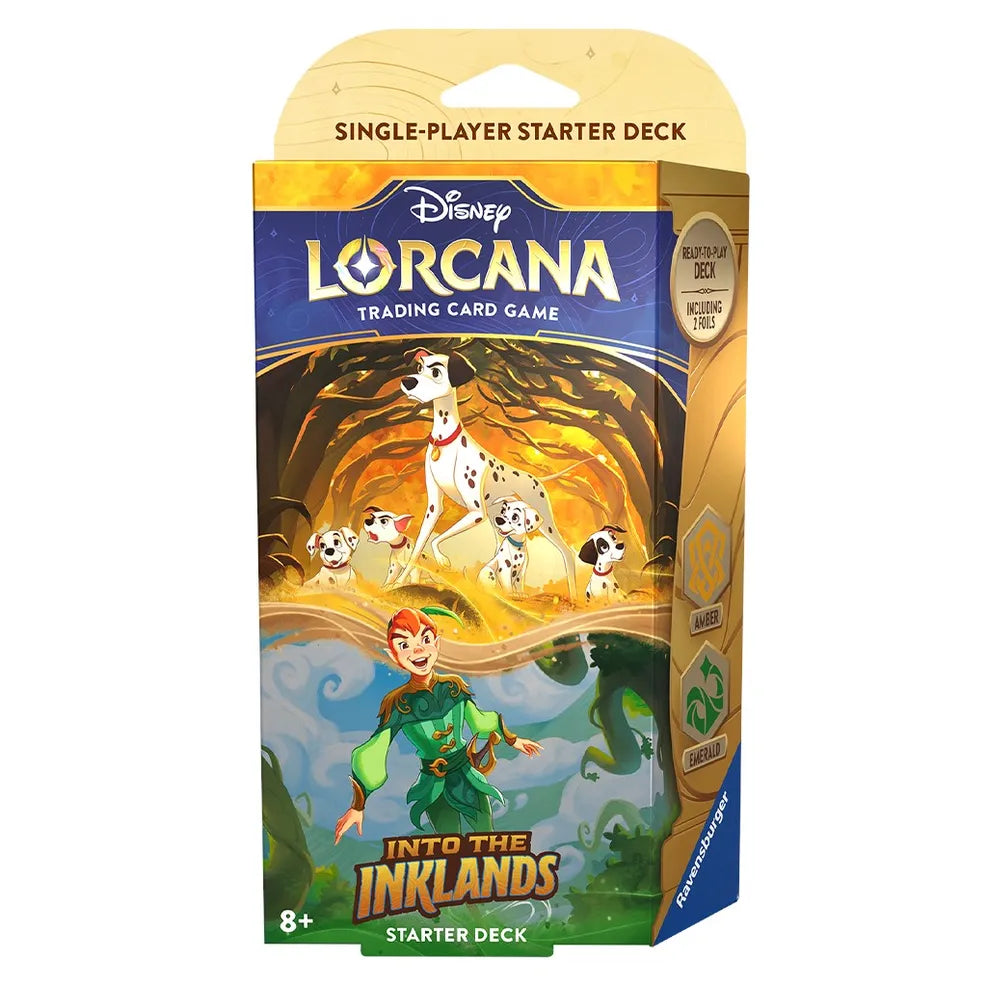 Lorcana TCG: Into the Inklands Starter Deck (Amber & Emerald) - Into the Inklands