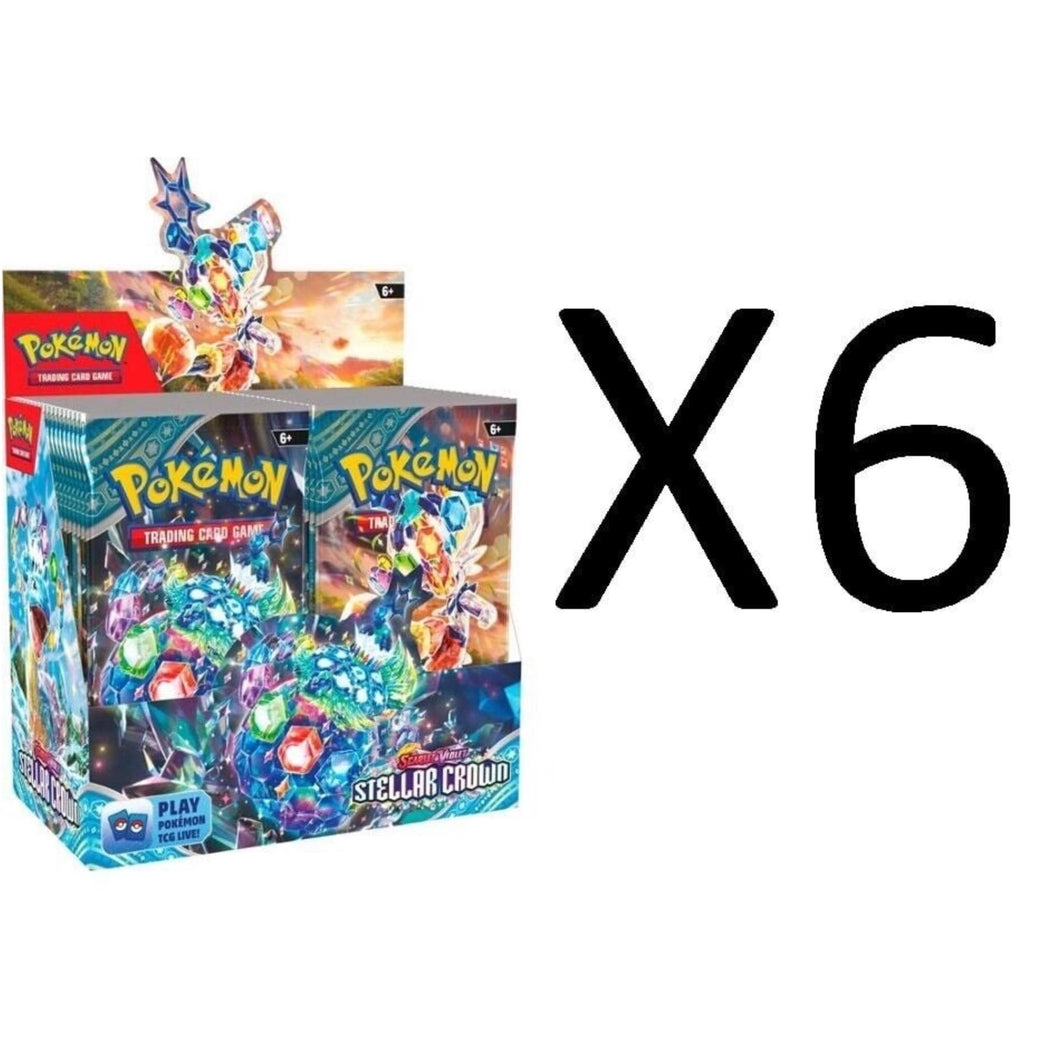 Pokemon TCG: Stellar Crown Booster Box CASE- SV07