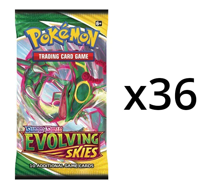 Pokémon TCG: Evolving Skies Booster Pack x 36 (Loose)