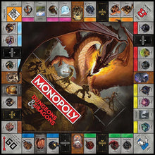 Load image into Gallery viewer, Monopoly Dungeons &amp; Dragons Edition Board Game
