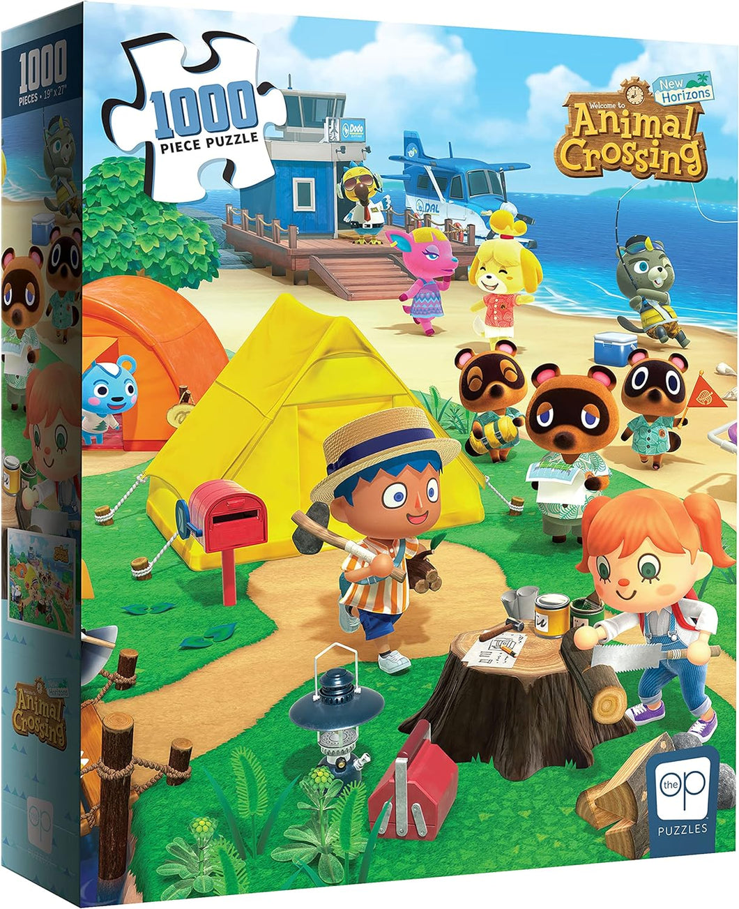 USAopoly Animal Crossing: New Horizons Welcome to Animal Crossing Puzzle 1000-Piece Jigsaw